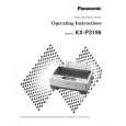PANASONIC KXP3196 Owners Manual PANASONIC KXP3196 Owners Manual