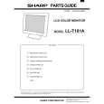 SHARP LL-T181A Parts Catalog SHARP LL-T181A Parts Catalog