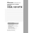 PIONEER VSX-1015TX Owners Manual PIONEER VSX-1015TX Owners Manual