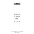ZANUSSI ZCC6635X Owners Manual ZANUSSI ZCC6635X Owners Manual