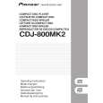 PIONEER CDJ-800MK2/WYXJ5 Owners Manual PIONEER CDJ-800MK2/WYXJ5 Owners Manual