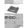 ROTEL RP-830 Owners Manual ROTEL RP-830 Owners Manual