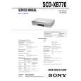 SONY SCDXB770 Service Manual SONY SCDXB770 Service Manual