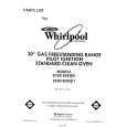WHIRLPOOL SF301BSRW0 Parts Catalog WHIRLPOOL SF301BSRW0 Parts Catalog