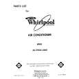 WHIRLPOOL ACP502XM0 Parts Catalog WHIRLPOOL ACP502XM0 Parts Catalog