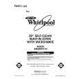WHIRLPOOL RM288PXV5 Parts Catalog WHIRLPOOL RM288PXV5 Parts Catalog