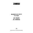 ZANUSSI ZC5040AS Owners Manual ZANUSSI ZC5040AS Owners Manual