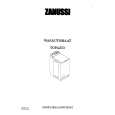 ZANUSSI TOPAZIO Owners Manual ZANUSSI TOPAZIO Owners Manual