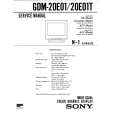 SONY GDM20E01T Service Manual SONY GDM20E01T Service Manual