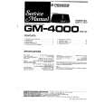 PIONEER GM4000 Service Manual PIONEER GM4000 Service Manual