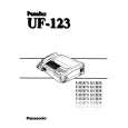 PANASONIC UF123 Owners Manual PANASONIC UF123 Owners Manual