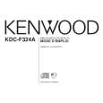 KENWOOD KDC-F324A Owners Manual KENWOOD KDC-F324A Owners Manual