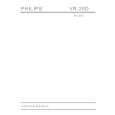 PHILIPS VR20D Service Manual PHILIPS VR20D Service Manual