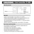 GRUNDIG TE1000 Owners Manual GRUNDIG TE1000 Owners Manual