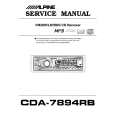 ALPINE CDA7894RB Service Manual ALPINE CDA7894RB Service Manual