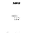 ZANUSSI CI100FR Owners Manual ZANUSSI CI100FR Owners Manual