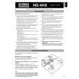 YAMAHA NS-4HX Owners Manual YAMAHA NS-4HX Owners Manual