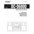 TEAC DC-D6800 Owners Manual TEAC DC-D6800 Owners Manual