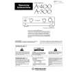 PIONEER A300 Owners Manual PIONEER A300 Owners Manual