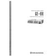 KENWOOD GE9X Owners Manual KENWOOD GE9X Owners Manual
