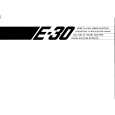 YAMAHA E-30 Owners Manual YAMAHA E-30 Owners Manual
