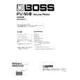 BOSS FV-50H Owners Manual BOSS FV-50H Owners Manual