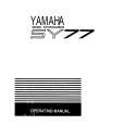 YAMAHA SY77 Owners Manual YAMAHA SY77 Owners Manual