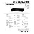 SONY SDP-E300 Service Manual SONY SDP-E300 Service Manual