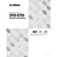 YAMAHA DVD-S795 Owners Manual YAMAHA DVD-S795 Owners Manual