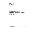 REX-ELECTROLUX PVG22 Owners Manual REX-ELECTROLUX PVG22 Owners Manual