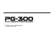 ROLAND PG-300 Owners Manual ROLAND PG-300 Owners Manual