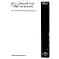 AEG LAV4780T Owners Manual AEG LAV4780T Owners Manual
