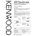KENWOOD KR594 Owners Manual KENWOOD KR594 Owners Manual