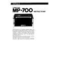 ROLAND MP-700 Owners Manual ROLAND MP-700 Owners Manual