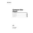 SONY CDP-X3000 Owners Manual SONY CDP-X3000 Owners Manual