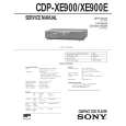 SONY CDP-XE900E Service Manual SONY CDP-XE900E Service Manual