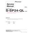 PIONEER S-SP24-QL/SXTW/EW5 Service Manual PIONEER S-SP24-QL/SXTW/EW5 Service Manual