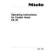 MIELE DA92 Owners Manual MIELE DA92 Owners Manual