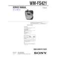 SONY WMFS421 Service Manual SONY WMFS421 Service Manual