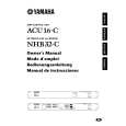 YAMAHA ACU16-C Owners Manual YAMAHA ACU16-C Owners Manual