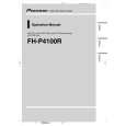 PIONEER FH-P4100R Owners Manual PIONEER FH-P4100R Owners Manual