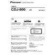 PIONEER CDJ-800/WAXJ Owners Manual PIONEER CDJ-800/WAXJ Owners Manual