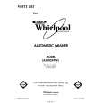 WHIRLPOOL LA5300XPW5 Parts Catalog WHIRLPOOL LA5300XPW5 Parts Catalog