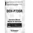 PIONEER DEH-P735R Owners Manual PIONEER DEH-P735R Owners Manual