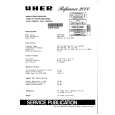 UHER REFERENCE 2000 Service Manual UHER REFERENCE 2000 Service Manual