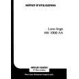 ARTHUR MARTIN ELECTROLUX AW1000AA Owners Manual ARTHUR MARTIN ELECTROLUX AW1000AA Owners Manual