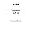 KAWAI CAX Owners Manual KAWAI CAX Owners Manual