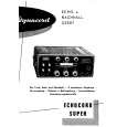 DYNACORD ECHOCORD SUPER Owners Manual DYNACORD ECHOCORD SUPER Owners Manual
