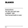 BLANCO BOST162X Owners Manual BLANCO BOST162X Owners Manual