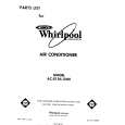 WHIRLPOOL ACE184XM0 Parts Catalog WHIRLPOOL ACE184XM0 Parts Catalog